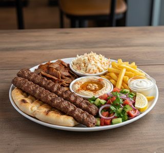 Adana Kebab Platter
