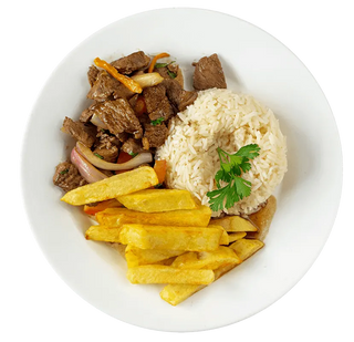 Comida Peruana De Lomo Salteado
