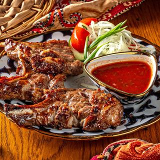 Шашлык из корейки баранины