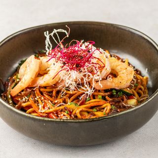 Wok Krewetki królewskie