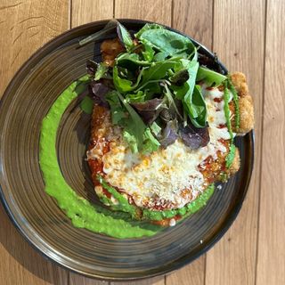 chicken parmesan schnitzel    