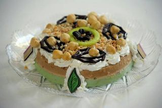Torta nocciola e gran pistacchio