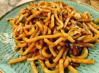 Udon tallarines al estilo Japonés
