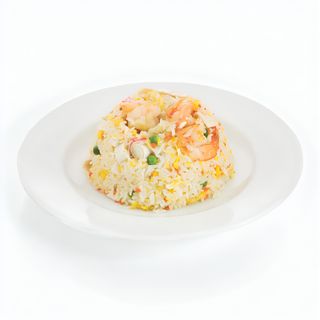 Arroz Frito con Gambas