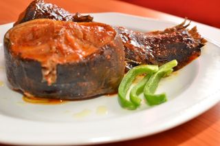 Catfish in sauce