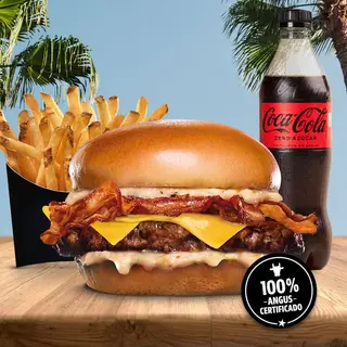 Menú Bacon & Cheese Gran Angus Burger