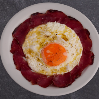 Huevo Trufado Con Jamón