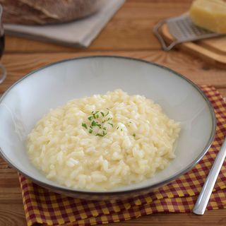 Risotto De Setas con parmesano