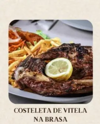 Costeleta de Vitela na Brasa (meia dose)