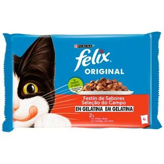 Felix Selección De Carnes En Gelatina 340 Gr.