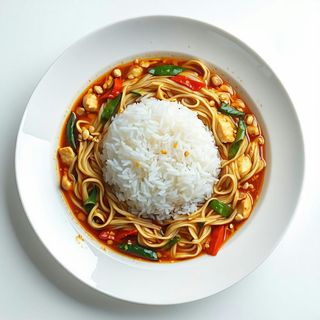 08. Spaghetti di riso con curry