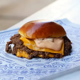 Doble Aplastada Con Queso