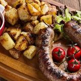 Суджук с шам фъстък и гъби