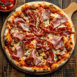 Pizza Carnivora Ø 40cm + 1 sos gratis