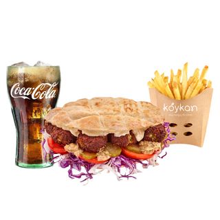 (Vegan) Tahini Pickles flatbread Menu