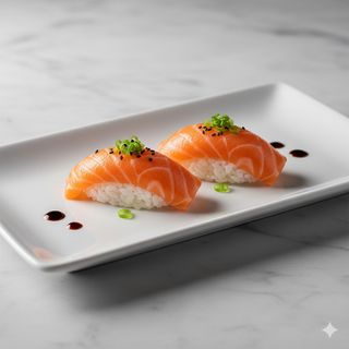 Nigiri de salmón 2 pzs.