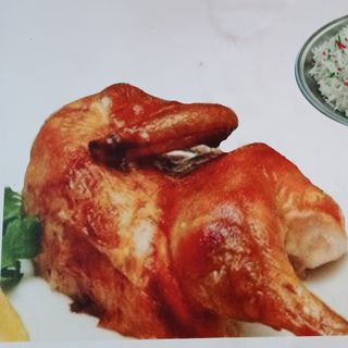 Solo Medio Pollo Asado 