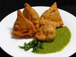 Plato de samosa 