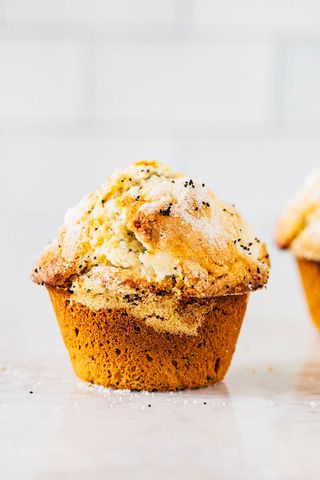 Lemon poppy seed muffin