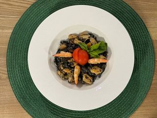 Чорна паста з мідіями (300г)