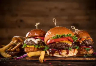 Hamburguesa, Patatas, Refresco