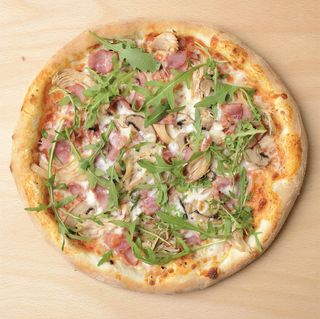 Pizza Pollo, bacon & funghi 27 cm