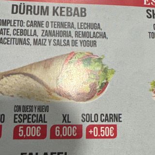Durum Kebab XL