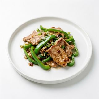 61. Cerdo Con Pimientos Verdes
