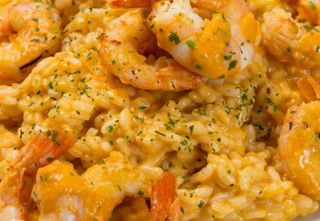 Arroz Al Curry Con Gambas