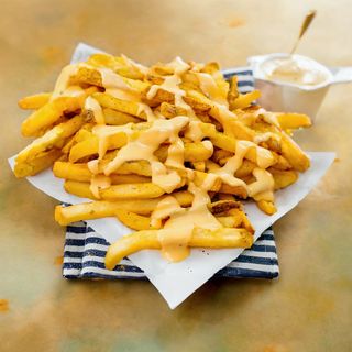 ფრი ყველის სოუსით