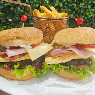 2 Mini HAMBURGUER Carne