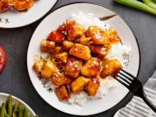 Honey garlic chicken