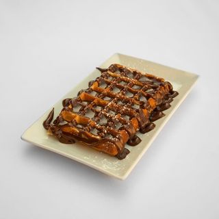 Gofre chocolate fundido
