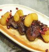 Гъши дроб с бейби круши и домашно сладко от дюли (300г)