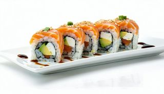217. Sake chori roll