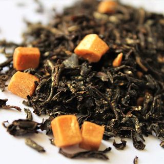 შავი ჩაი კარამელით