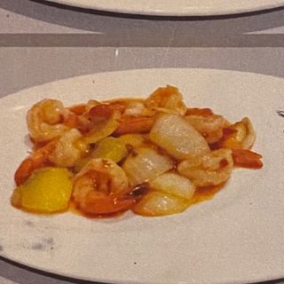 Gamberetti in salsa chilli