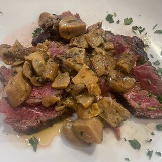 Tagliata di vitello ai porcini