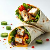 Paneer (Kathi) wrap