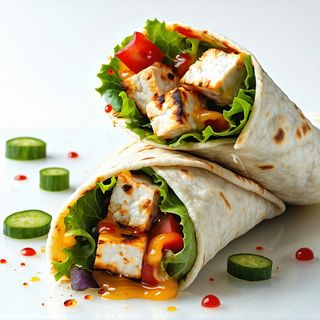 Paneer (Kathi) wrap