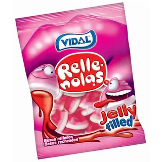 Vidal Besos Rellenos 100Gr
