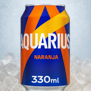 Aquarius Naranja lata 330ml.