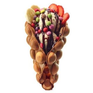 Bubble Waffle or Gauffre Bananareo