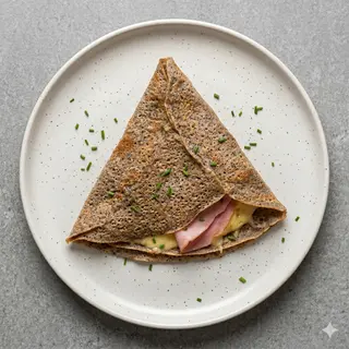 Crepe Galette De Pernil Dolç I Formatge Gouda