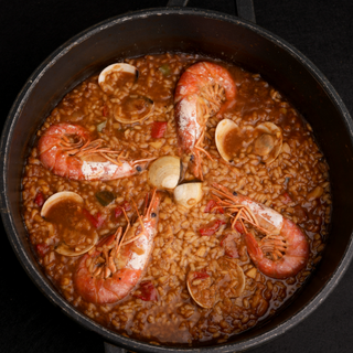 Arroz Caldoso De Gambas Y Almeja
