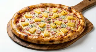 Pizza Hawái (28 cm.)