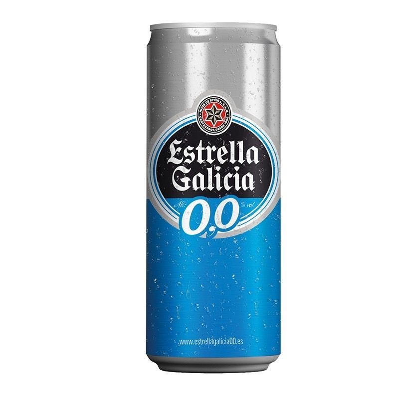 Estrella Galicia sin alcohol 33CL