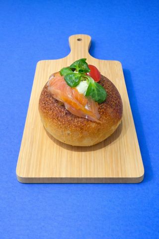 Fagottino salmone, Philadelphia e mozzarella