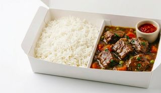 Box De Carne Con Arroz