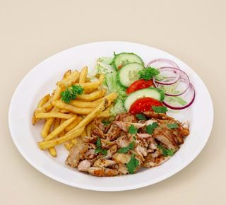 Plato Kebab De Pollo